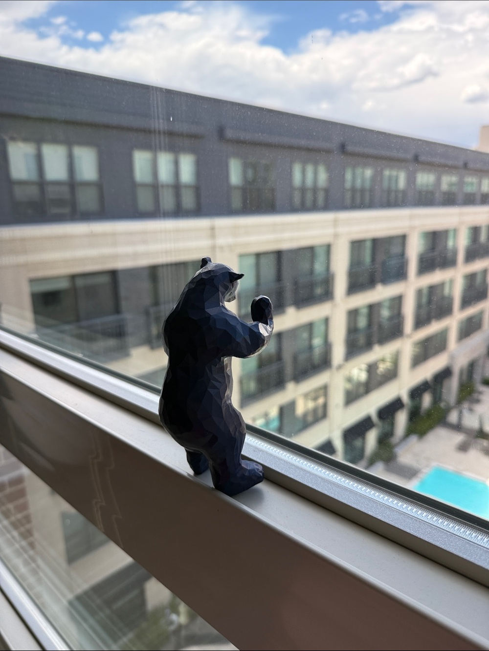 💙 Denver Bug Blue Bear Figurine